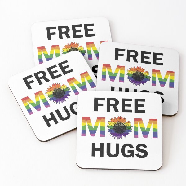 Item preview, Gay Pride Free Mom Hugs Sunflower LGBT 2021 designed and sold by anthonybarr1205.