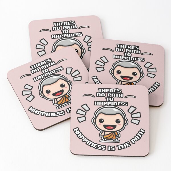 Item preview, Cute monk - be happy designed and sold by Drawourdestiny ..