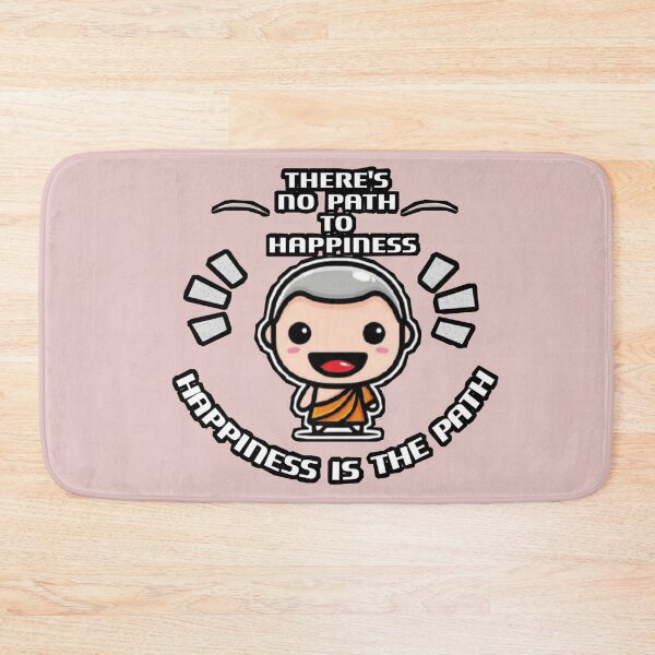 Item preview, Cute monk - be happy designed and sold by Drawourdestiny ..