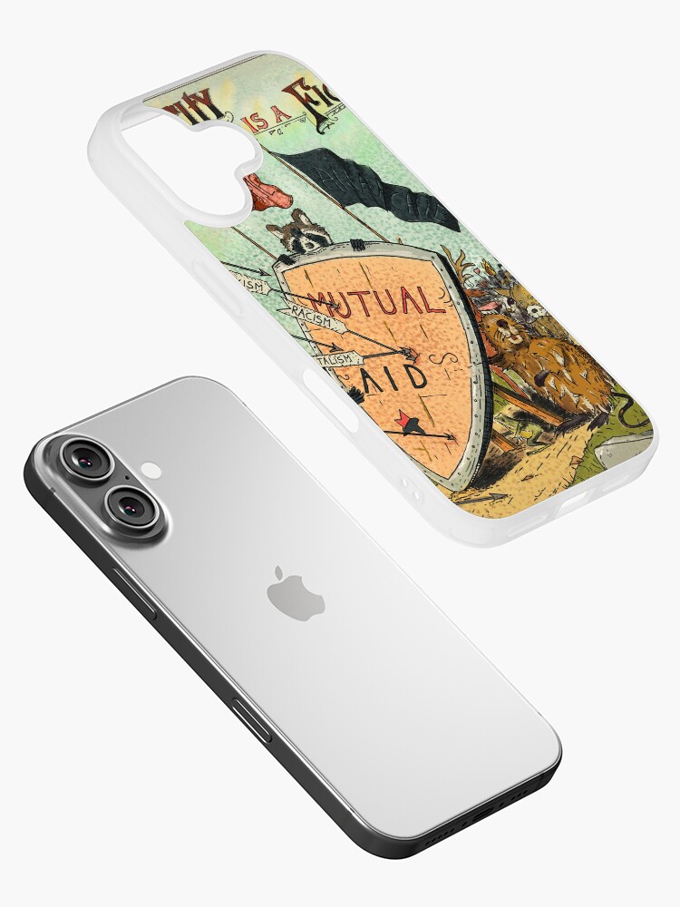 Thumbnail 2 von 5, iPhone-Hülle, Solidarität ist ein Kampf – Gegenseitige Hilfe und Anarchie designt und verkauft von EchoppeDeLoki.
