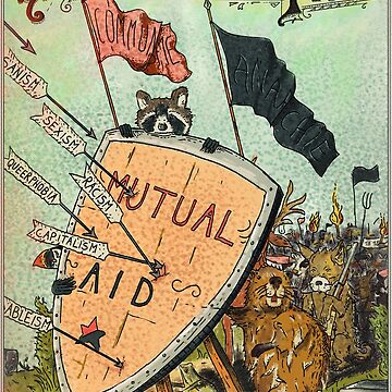 Vorschaubild zum Design Solidarität ist ein Kampf – Gegenseitige Hilfe und Anarchie von Loki Propagandart