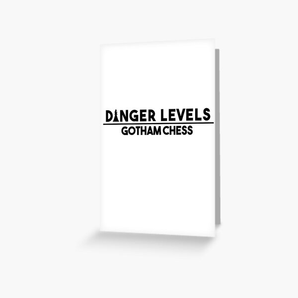 Danger Levels Gotham Chess - Chess Design Poster for Sale by