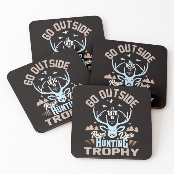 Item preview, GO OUTSIDE HUNTING TROPHY designed and sold by teemaker24.