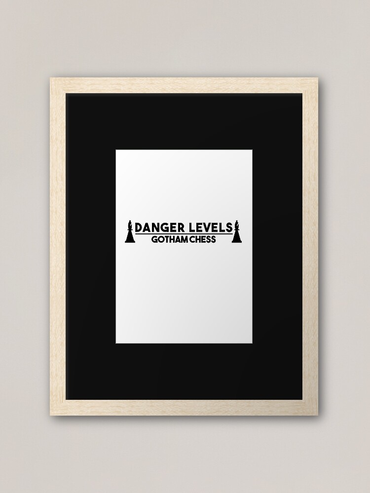 Danger Levels Gotham Chess - Chess Design Poster for Sale by