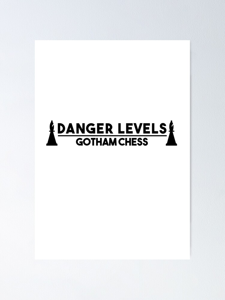 Danger Levels Gotham Chess - Chess Design Lightweight Sweatshirt