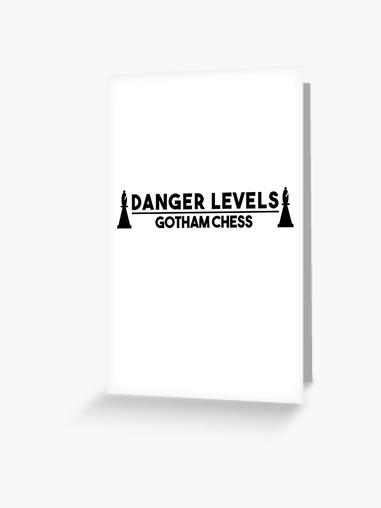 Danger Levels Gotham Chess - Chess Design Poster for Sale by