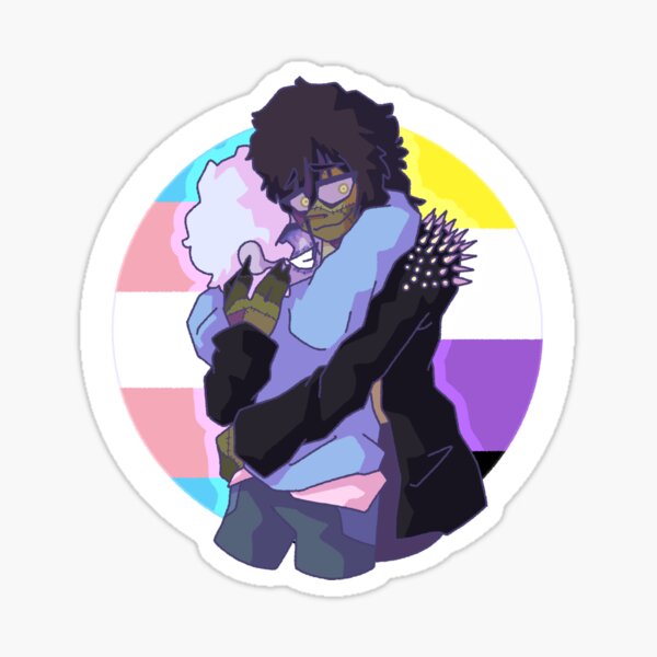 Item preview, Stitches Trans Nonbinary Pride designed and sold by TurbonicFlaws.