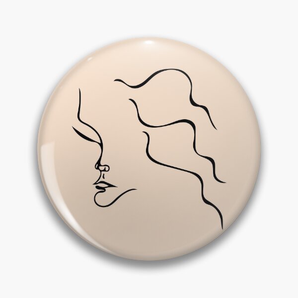 Item preview, One Line Woman Face designed and sold by Quoppidou.