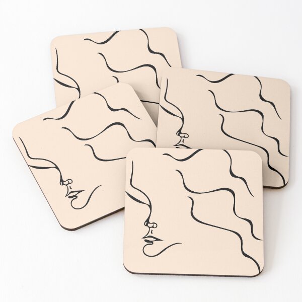 Item preview, One Line Woman Face designed and sold by Quoppidou.
