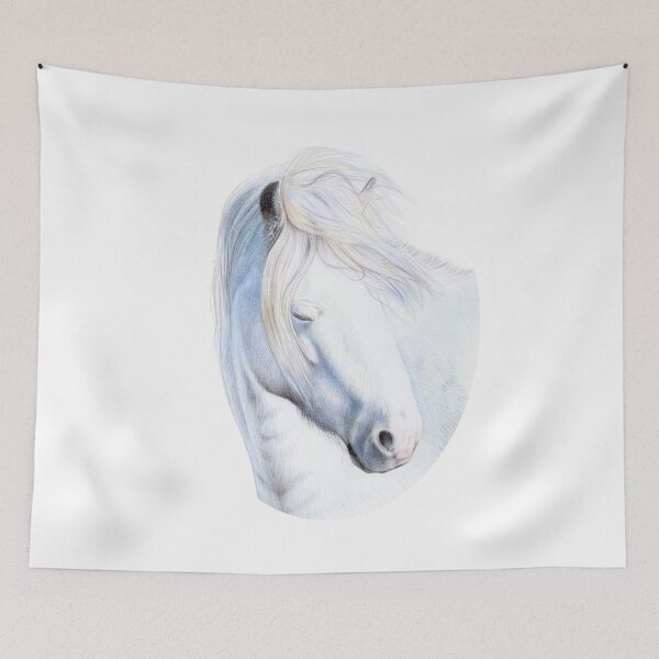 Item preview, Long Mynd Pony pencil Drawing designed and sold by SandraWarmerdam.