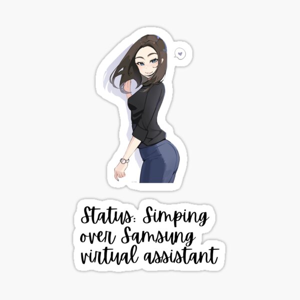 Samsung virtual assistant Sam fanart Art Board Print for Sale by