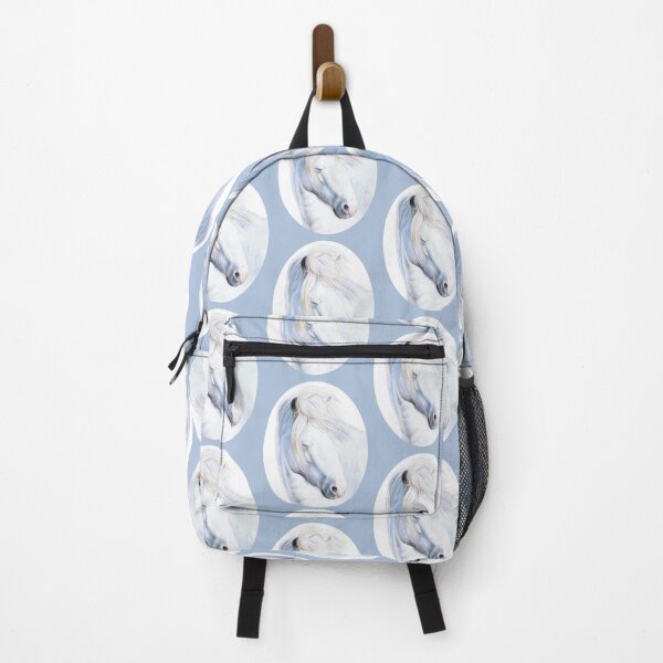 Item preview, Long Mynd Pony Pencil Drawing (blue) designed and sold by SandraWarmerdam.