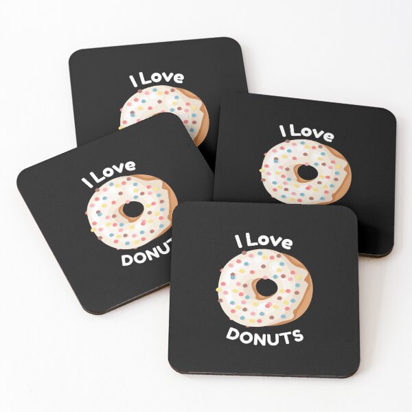 Item preview, I Love Donuts. Declaring Crazy Doughnut Day for All Dessert Lovers designed and sold by KaylaStudio.