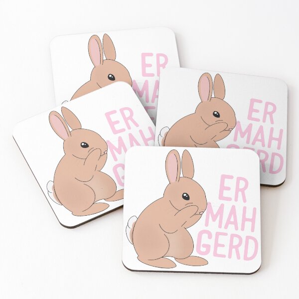 Item preview, Ermahgerd Bunny | Shocked Brown Bunny Rabbit | Bunny Surprise designed and sold by juliuhhh.