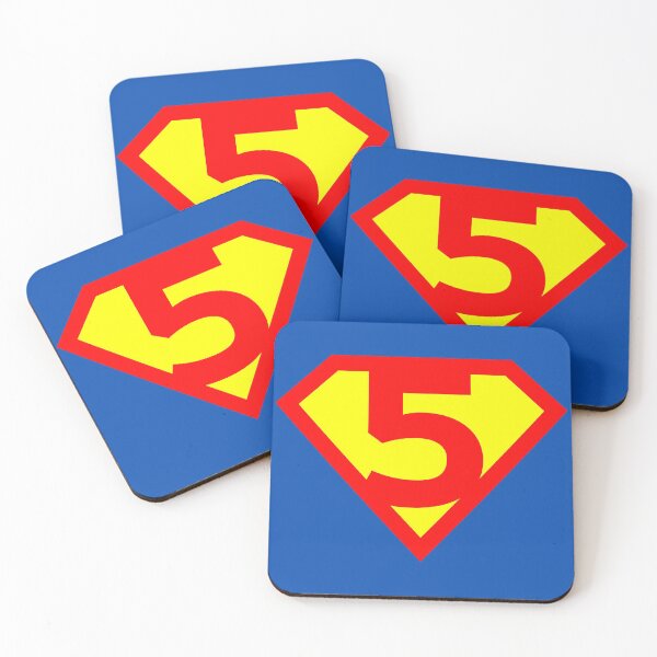 Item preview, Super Number 5 | 1 to 100 Super Numbers  designed and sold by Red Sparkle.