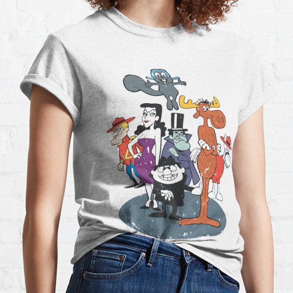 Rocky And Bullwinkle  Classic T-Shirt