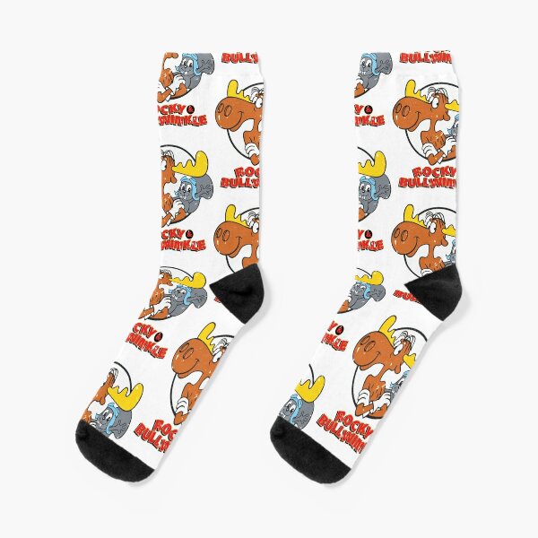 Rocky And Bullwinkle Socks for Sale