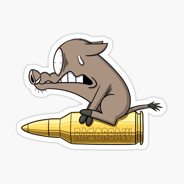 Balle Razorbacu Sticker