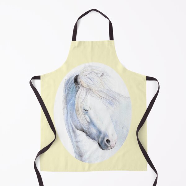Item preview, Long Mynd Pony Pencil Drawing (yellow) designed and sold by SandraWarmerdam.