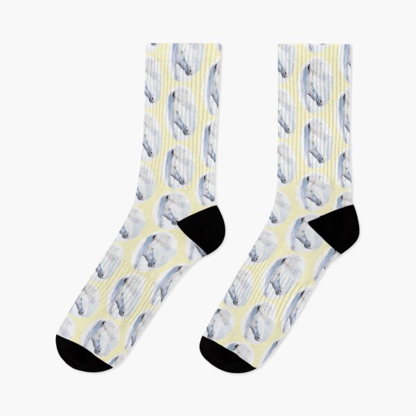 Item preview, Long Mynd Pony Pencil Drawing (yellow) designed and sold by SandraWarmerdam.