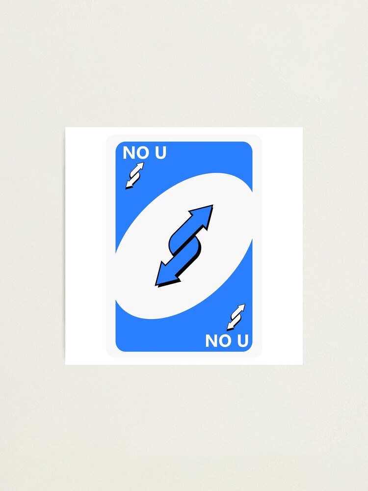 UNO Reverse card - Yellow | Photographic Print