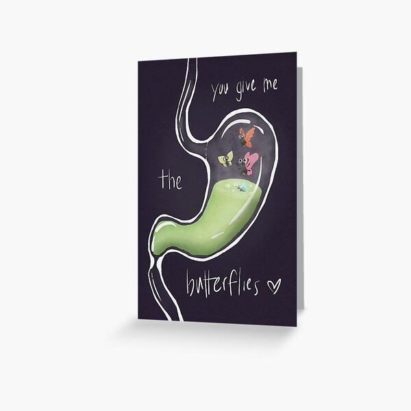You Give Me the Butterflies Greeting Card