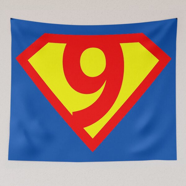 Item preview, Super Number 9 | 1 a 100 supernúmeros designed and sold by Red Sparkle.