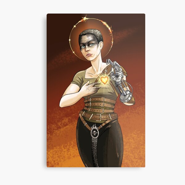 Our Lady of the Desert Wastes Metal Print