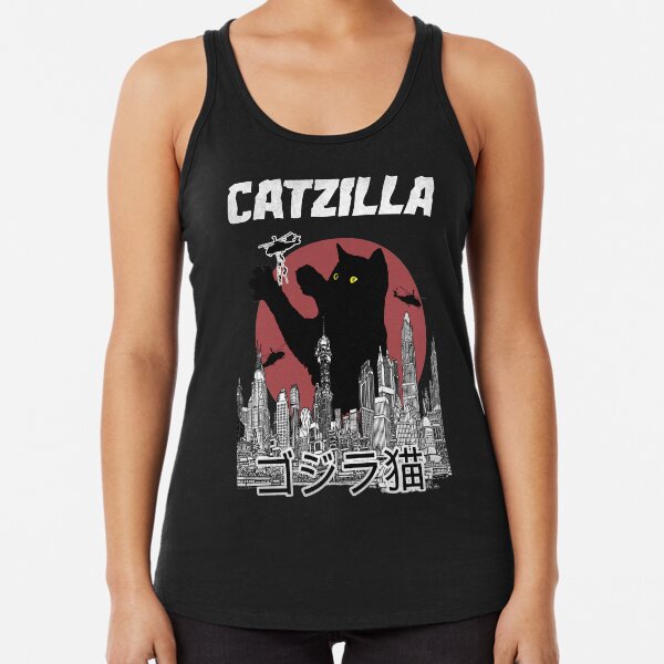 Catzilla vintage Racerback Tank Top
