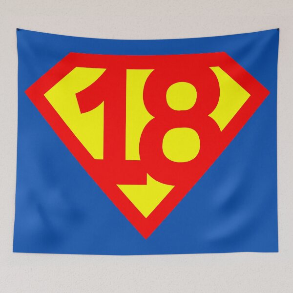 Item preview, Super Número 18 | 1 a 100 supernúmeros designed and sold by Red Sparkle.
