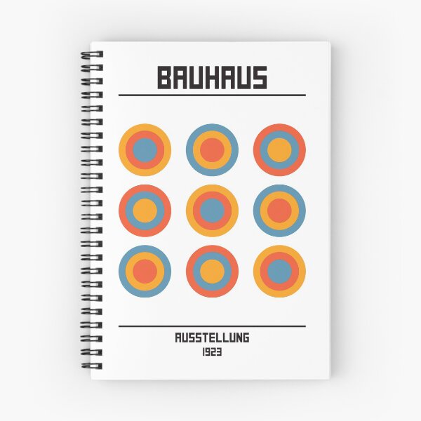 Item preview, Bauhaus Exhibition, Bauhaus Wall Art 3 colors 1, Bauhaus Exhibition Print designed and sold by re-make-.