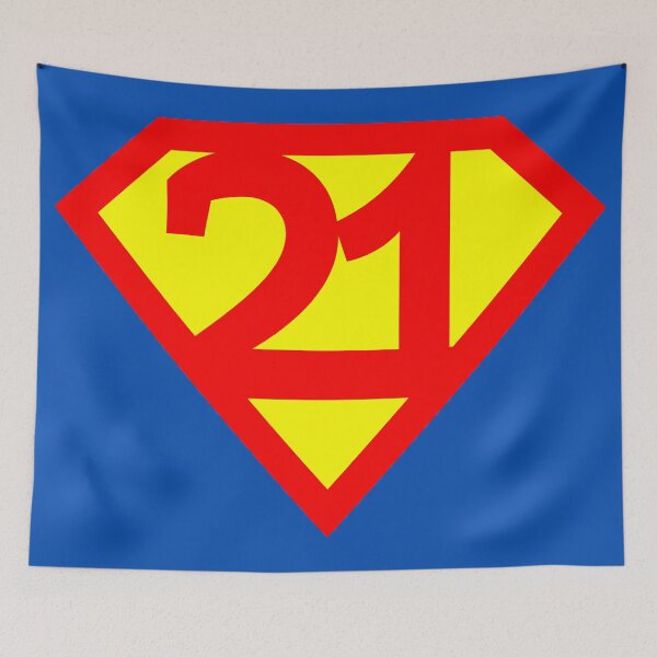 Item preview, Super Number 21 | 1 a 100 supernúmeros designed and sold by Red Sparkle.