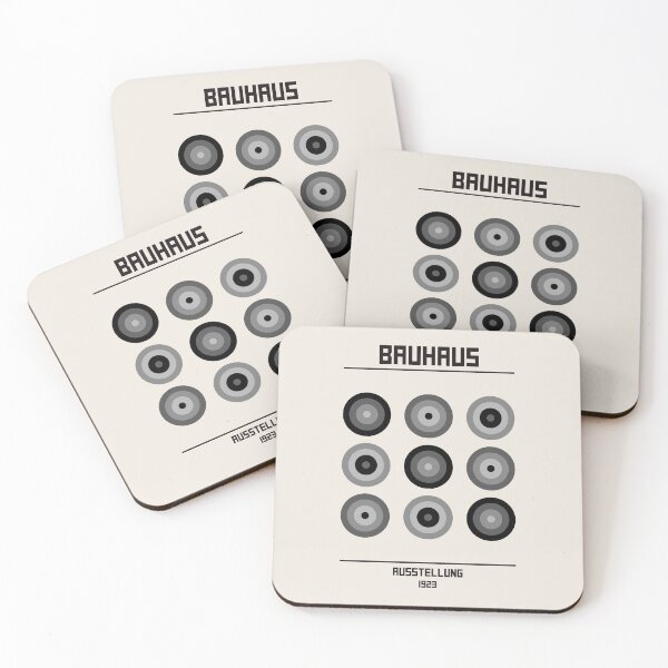 Item preview, Bauhaus Exhibition, Bauhaus Wall Art 3 colors 2, Bauhaus Exhibition Print designed and sold by re-make-.