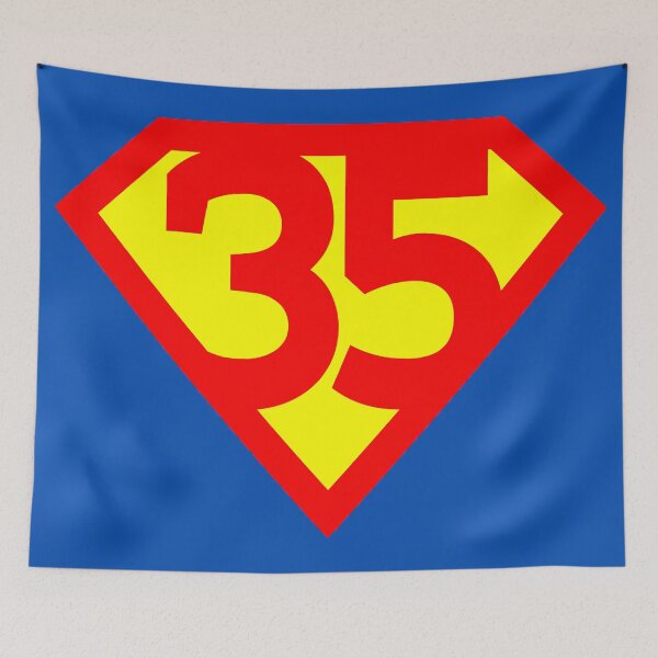 Item preview, Super Number 35 | 1 to 100 Super Numbers  designed and sold by Red Sparkle.