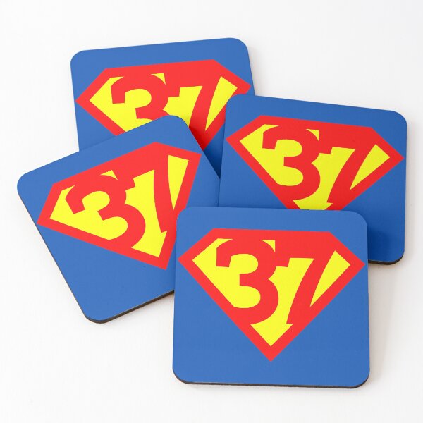 Item preview, Super Number 37 | 1 a 100 supernúmeros designed and sold by Red Sparkle.