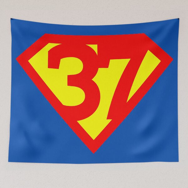 Item preview, Super Number 37 | 1 to 100 Super Numbers  designed and sold by Red Sparkle.