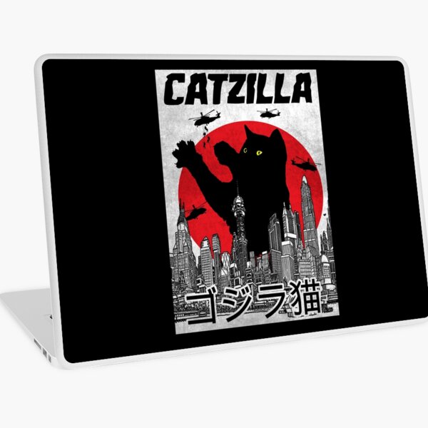 Vista previa del artículo con la obra «Catzilla», diseñado y vendido por Le-Freak.
