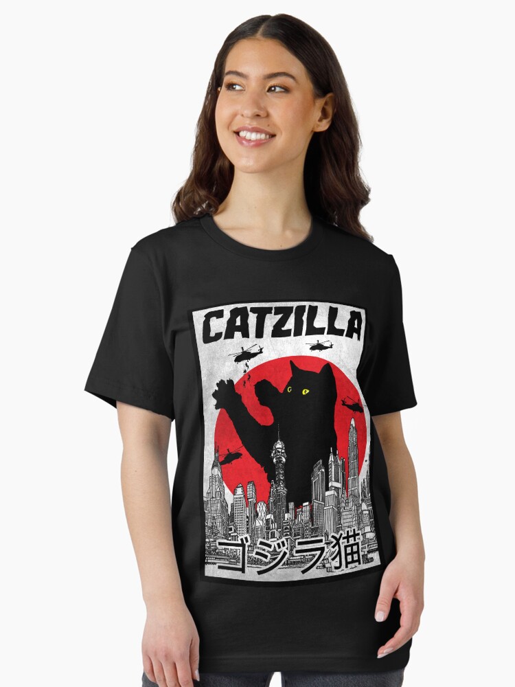 Thumbnail 2 of 7, Essential T-Shirt, Catzilla designed and sold by Le-Freak.