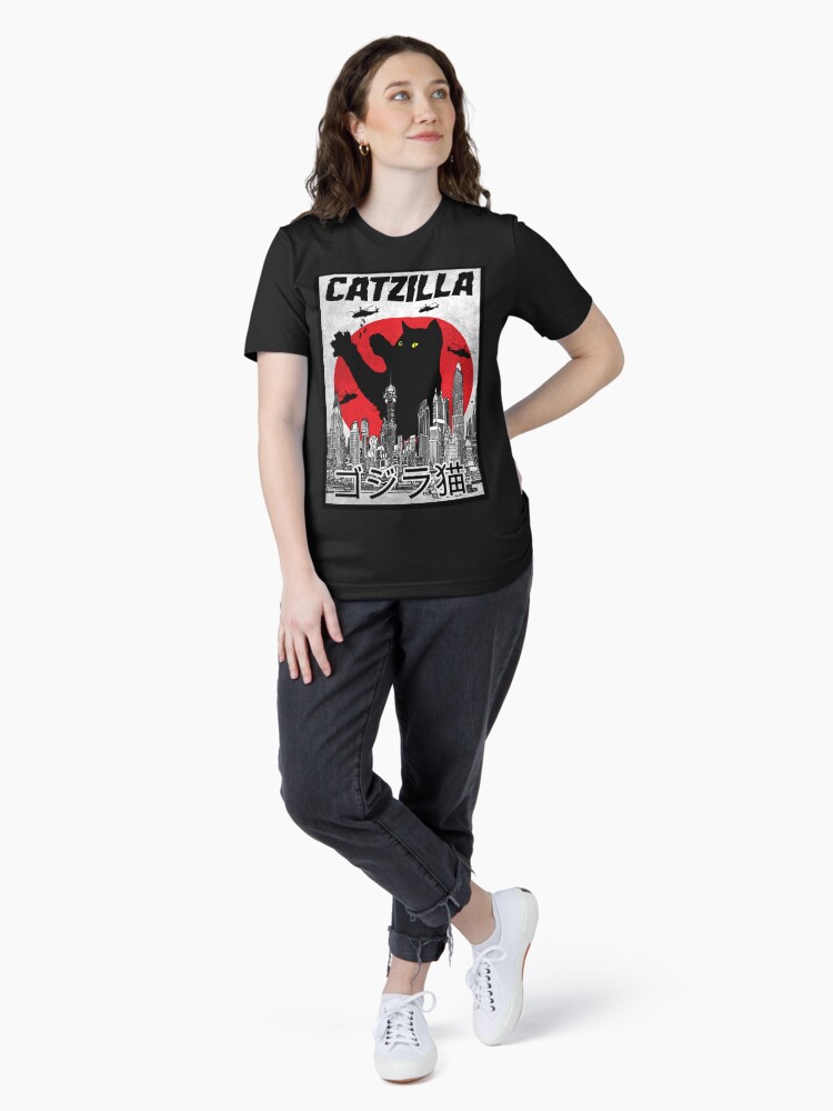 Thumbnail 4 of 7, Essential T-Shirt, Catzilla designed and sold by Le-Freak.