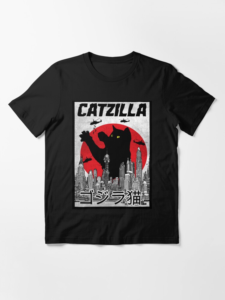 Thumbnail 3 of 7, Essential T-Shirt, Catzilla designed and sold by Le-Freak.
