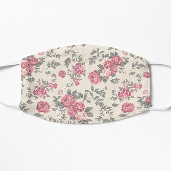 Beautiful floral pattern Flat Mask