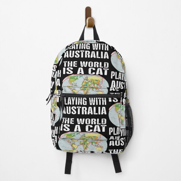 Item preview, A Cat Playing With Australia designed and sold by UncomonTee.