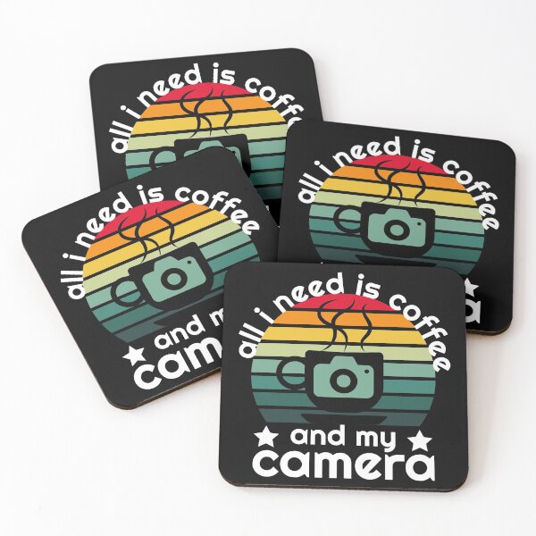 Item preview, All I Need Is Coffee And My Camera designed and sold by SHOPBLOB.