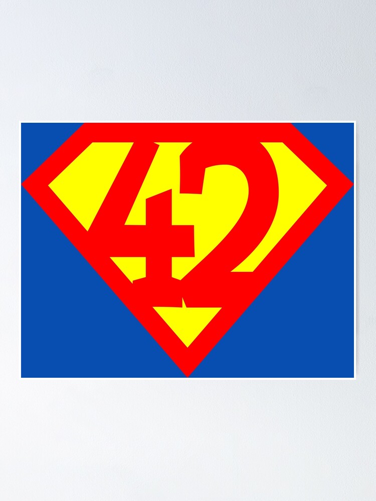 Super Number 42 | 1 to 100 Super Numbers | Poster