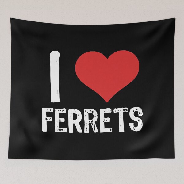 Item preview, I Love Ferrets designed and sold by The "I Love Everything" Shop.