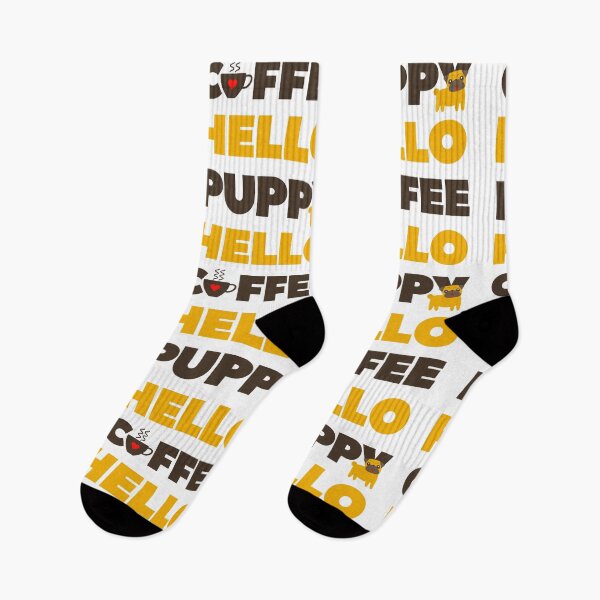 Item preview, Hello coffee hello puppy designed and sold by InsaneCorner.