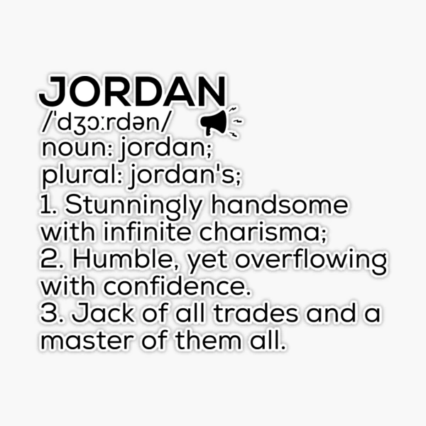 Jordan signification hotsell