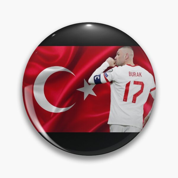 Item preview, Burak Yılmaz, Turkey Flag (black version) designed and sold by Niekvs.