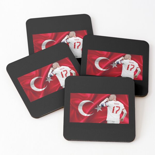 Item preview, Burak Yılmaz, Turkey Flag (black version) designed and sold by Niekvs.