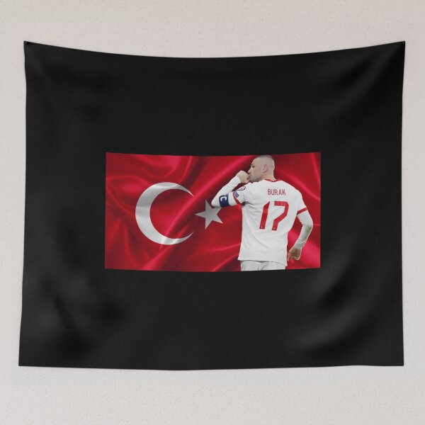 Item preview, Burak Yılmaz, Turkey Flag (black version) designed and sold by Niekvs.